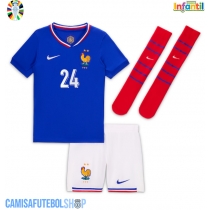 Camisa de time de futebol França Ibrahima Konate #24 Replicas 1º Equipamento Infantil Europeu 2024 Manga Curta (+ Calças curtas)